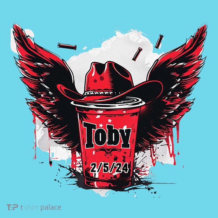 Toby Red Solo Cup Summer Drinking Song Party Button
