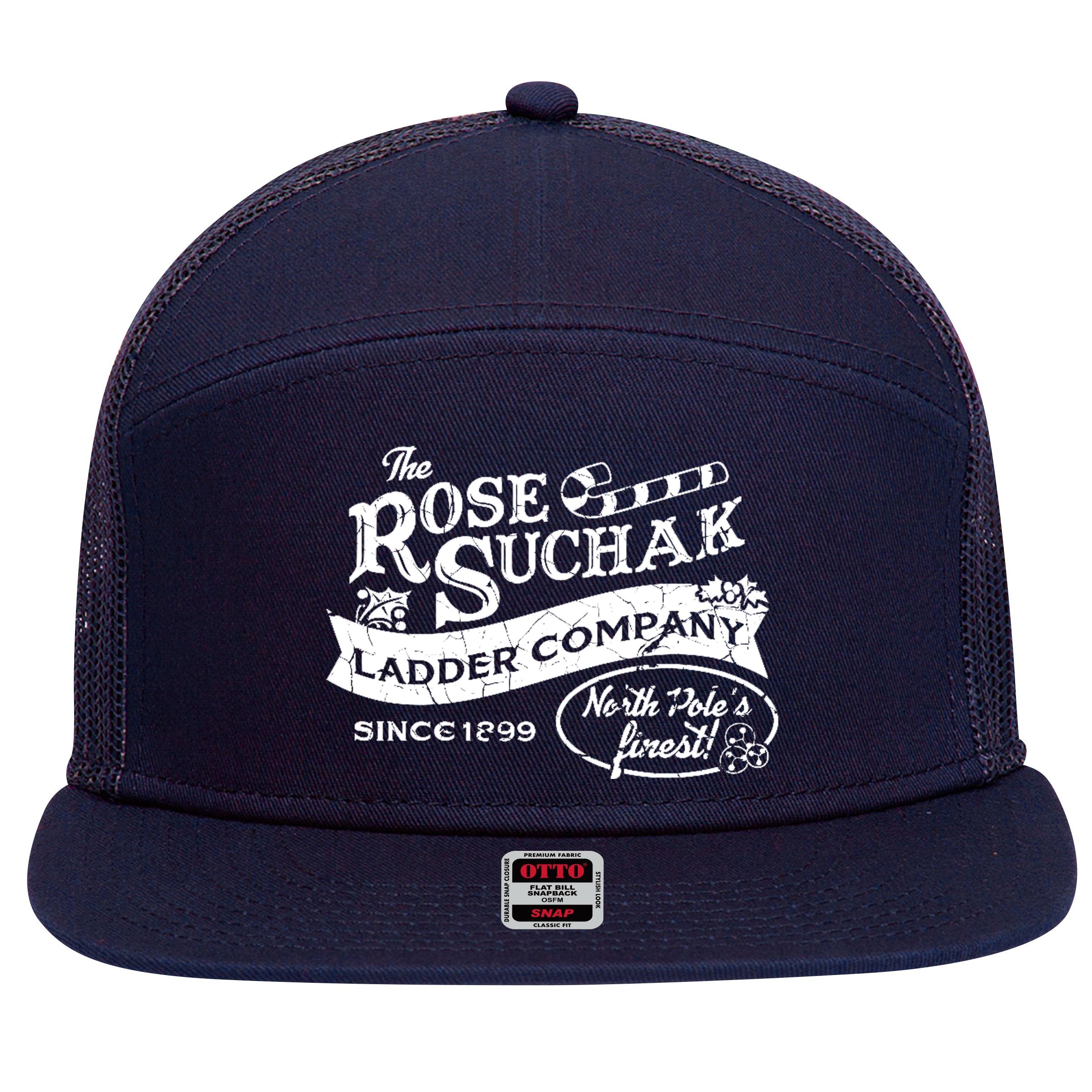 The Rose Suchak Ladder Company Since 1899 North Pole's Finest 7 Panel Mesh Trucker Snapback Hat
