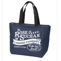 The Rose Suchak Ladder Company Since 1899 North Pole's Finest Zip Tote Bag