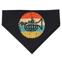 Trumpet Retro Style Music USA-Made Doggie Bandana