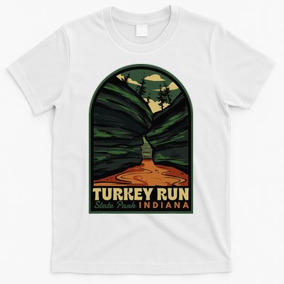 Turkey Run State Park Indiana Vintage Badge T-Shirt