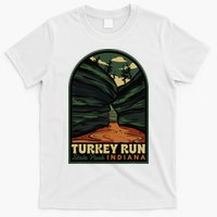 Turkey Run State Park Indiana Vintage Badge T-Shirt