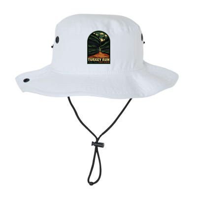 Turkey Run State Park Indiana Vintage Badge Bucket Hat