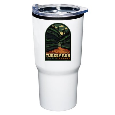 Turkey Run State Park Indiana Vintage Badge Tumbler