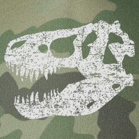 T Rex Skull Tyrannosaurus Rex Dinosaur Fossil Legacy Tie Dye Trucker Hat