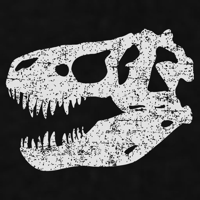 T Rex Skull Tyrannosaurus Rex Dinosaur Fossil Ladies PosiCharge Tri-Blend Wicking Tank