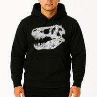 T Rex Skull Tyrannosaurus Rex Dinosaur Fossil Hoodie