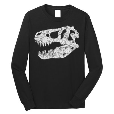T Rex Skull Tyrannosaurus Rex Dinosaur Fossil Long Sleeve Shirt