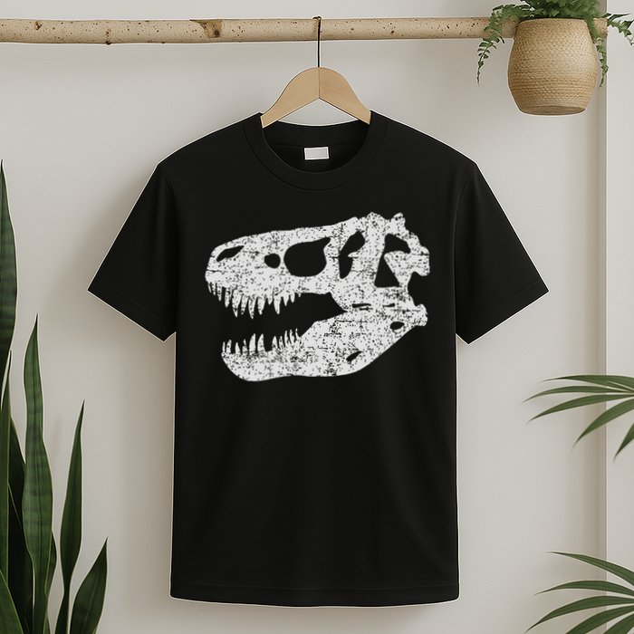 T Rex Skull Tyrannosaurus Rex Dinosaur Fossil T-Shirt