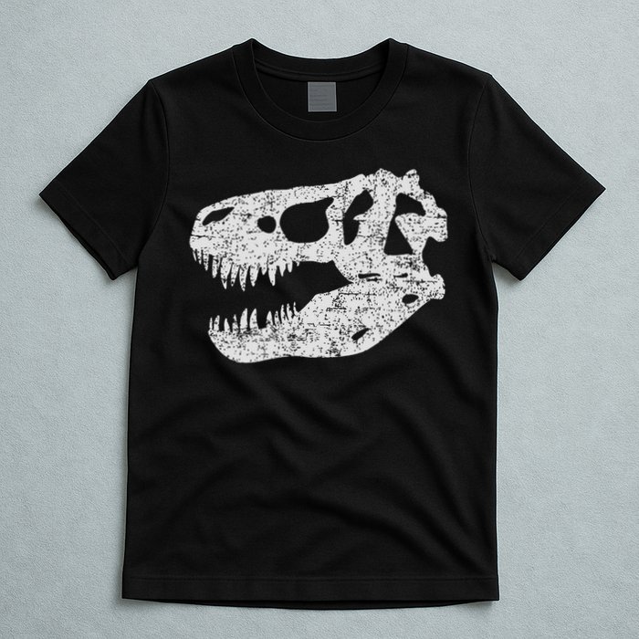 T Rex Skull Tyrannosaurus Rex Dinosaur Fossil T-Shirt