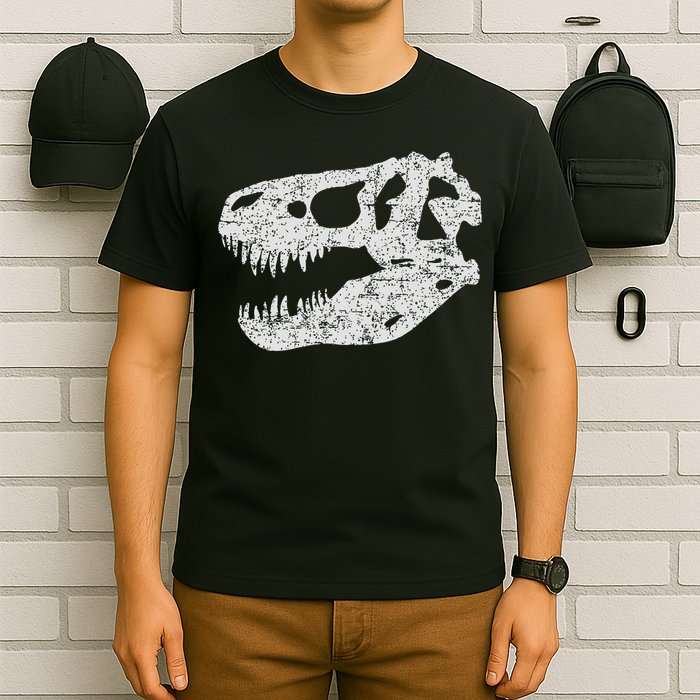 T Rex Skull Tyrannosaurus Rex Dinosaur Fossil T-Shirt