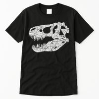 T Rex Skull Tyrannosaurus Rex Dinosaur Fossil Tall T-Shirt