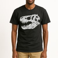 T Rex Skull Tyrannosaurus Rex Dinosaur Fossil Tall T-Shirt