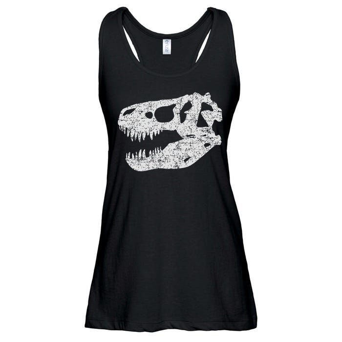 T Rex Skull Tyrannosaurus Rex Dinosaur Fossil Ladies Essential Flowy Tank