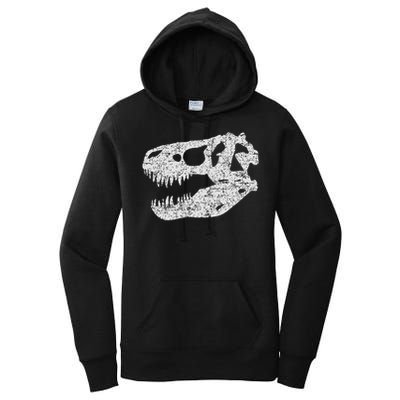 T Rex Skull Tyrannosaurus Rex Dinosaur Fossil Women's Pullover Hoodie