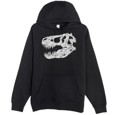 T Rex Skull Tyrannosaurus Rex Dinosaur Fossil Premium Pullover Hoodie