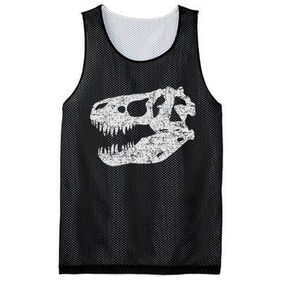 T Rex Skull Tyrannosaurus Rex Dinosaur Fossil Mesh Reversible Basketball Jersey Tank
