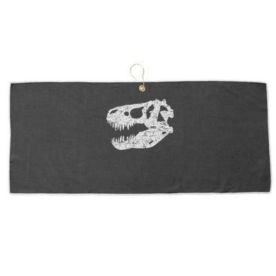 T Rex Skull Tyrannosaurus Rex Dinosaur Fossil Large Microfiber Waffle Golf Towel