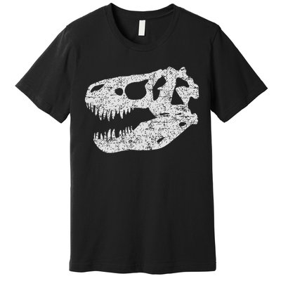 T Rex Skull Tyrannosaurus Rex Dinosaur Fossil Premium T-Shirt