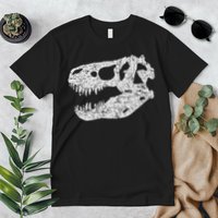 T Rex Skull Tyrannosaurus Rex Dinosaur Fossil Premium T-Shirt