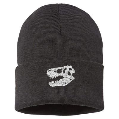 T Rex Skull Tyrannosaurus Rex Dinosaur Fossil Sustainable Knit Beanie