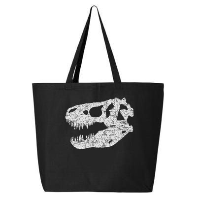 T Rex Skull Tyrannosaurus Rex Dinosaur Fossil 25L Jumbo Tote