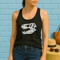 T Rex Skull Tyrannosaurus Rex Dinosaur Fossil Womens Tank Top
