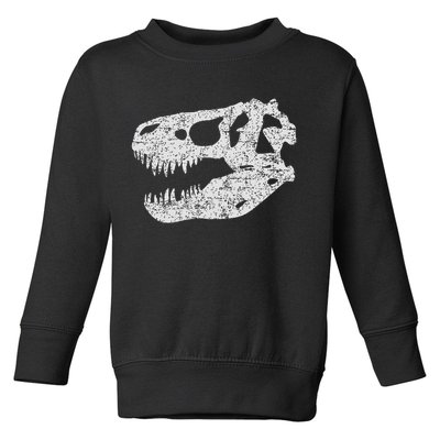 T Rex Skull Tyrannosaurus Rex Dinosaur Fossil Toddler Sweatshirt