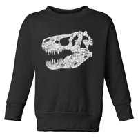 T Rex Skull Tyrannosaurus Rex Dinosaur Fossil Toddler Sweatshirt
