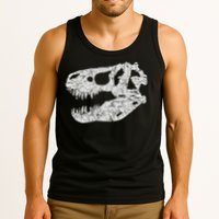 T Rex Skull Tyrannosaurus Rex Dinosaur Fossil Tank Top