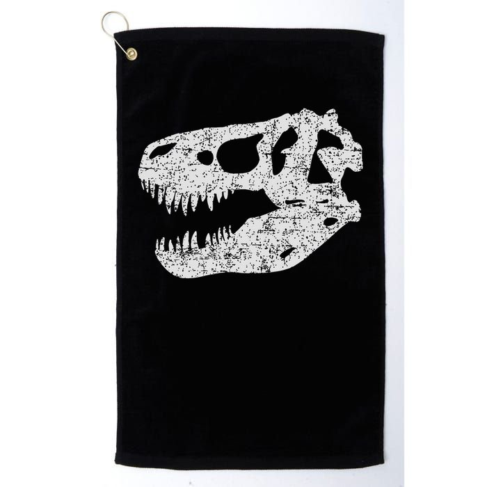T Rex Skull Tyrannosaurus Rex Dinosaur Fossil Golf Towel