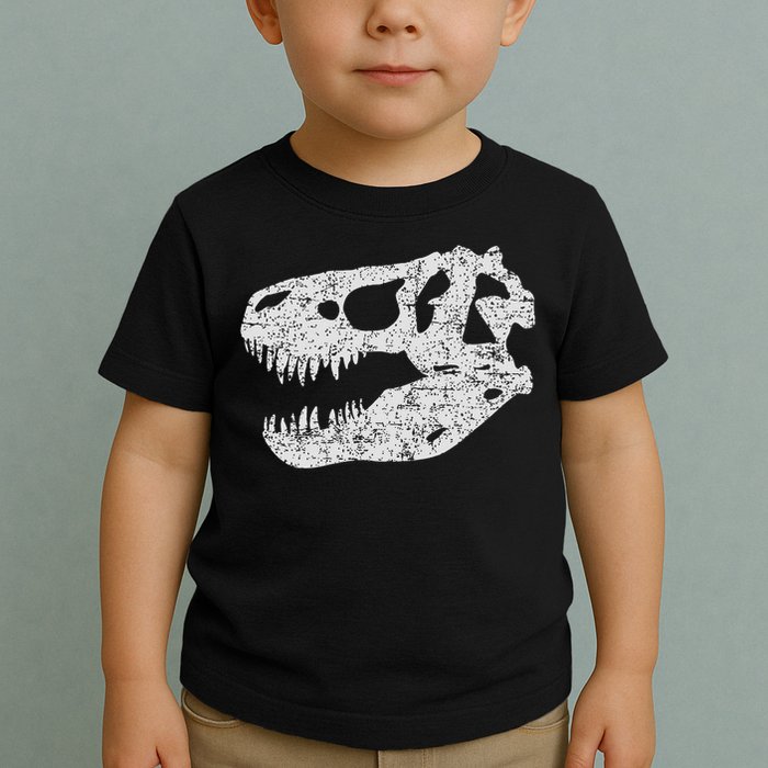T Rex Skull Tyrannosaurus Rex Dinosaur Fossil Toddler T-Shirt