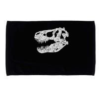 T Rex Skull Tyrannosaurus Rex Dinosaur Fossil Microfiber Hand Towel