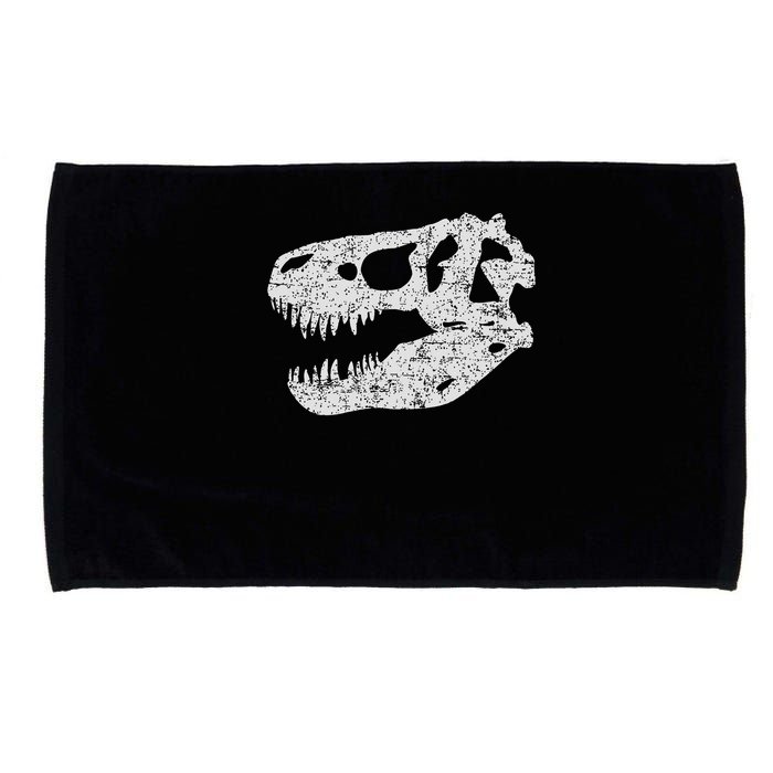 T Rex Skull Tyrannosaurus Rex Dinosaur Fossil Microfiber Hand Towel
