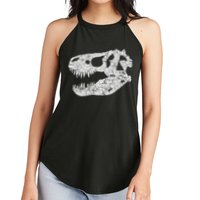T Rex Skull Tyrannosaurus Rex Dinosaur Fossil Women's Perfect Tri Rocker Tank
