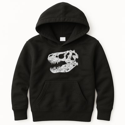 T Rex Skull Tyrannosaurus Rex Dinosaur Fossil Kids Hoodie