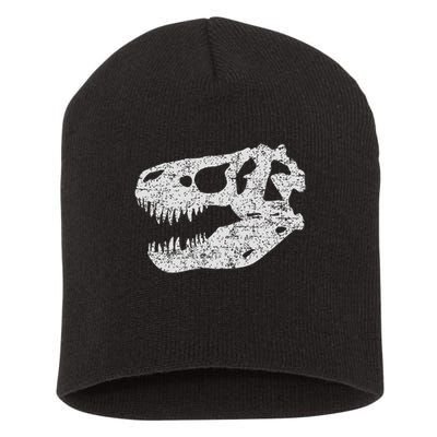 T Rex Skull Tyrannosaurus Rex Dinosaur Fossil Short Acrylic Beanie