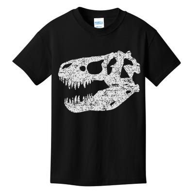 T Rex Skull Tyrannosaurus Rex Dinosaur Fossil Kids T-Shirt