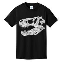 T Rex Skull Tyrannosaurus Rex Dinosaur Fossil Kids T-Shirt