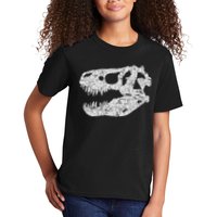 T Rex Skull Tyrannosaurus Rex Dinosaur Fossil Kids T-Shirt