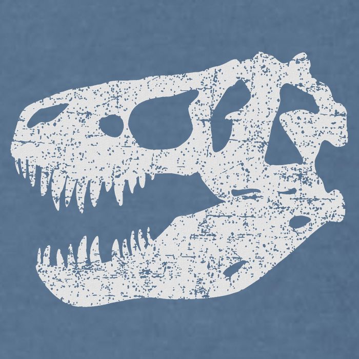 T Rex Skull Tyrannosaurus Rex Dinosaur Fossil Garment-Dyed Sweatshirt