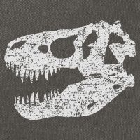 T Rex Skull Tyrannosaurus Rex Dinosaur Fossil Cotton Canvas Backpack
