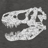 T Rex Skull Tyrannosaurus Rex Dinosaur Fossil Vector Backpack