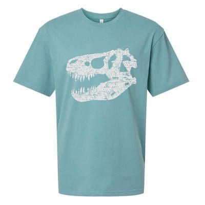 T Rex Skull Tyrannosaurus Rex Dinosaur Fossil Sueded Cloud Jersey T-Shirt