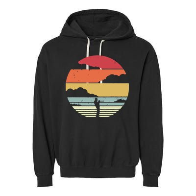 Trumpet Retro Style For Trumpet Player Garment-Dyed Fleece Hoodie