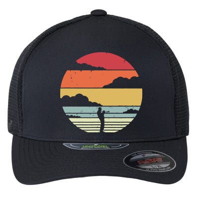 Trumpet Retro Style For Trumpet Player Flexfit Unipanel Trucker Cap