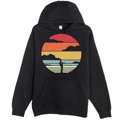 Trumpet Retro Style For Trumpet Player Premium Pullover Hoodie