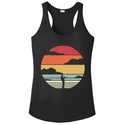 Trumpet Retro Style For Trumpet Player Ladies PosiCharge Competitor Racerback Tank