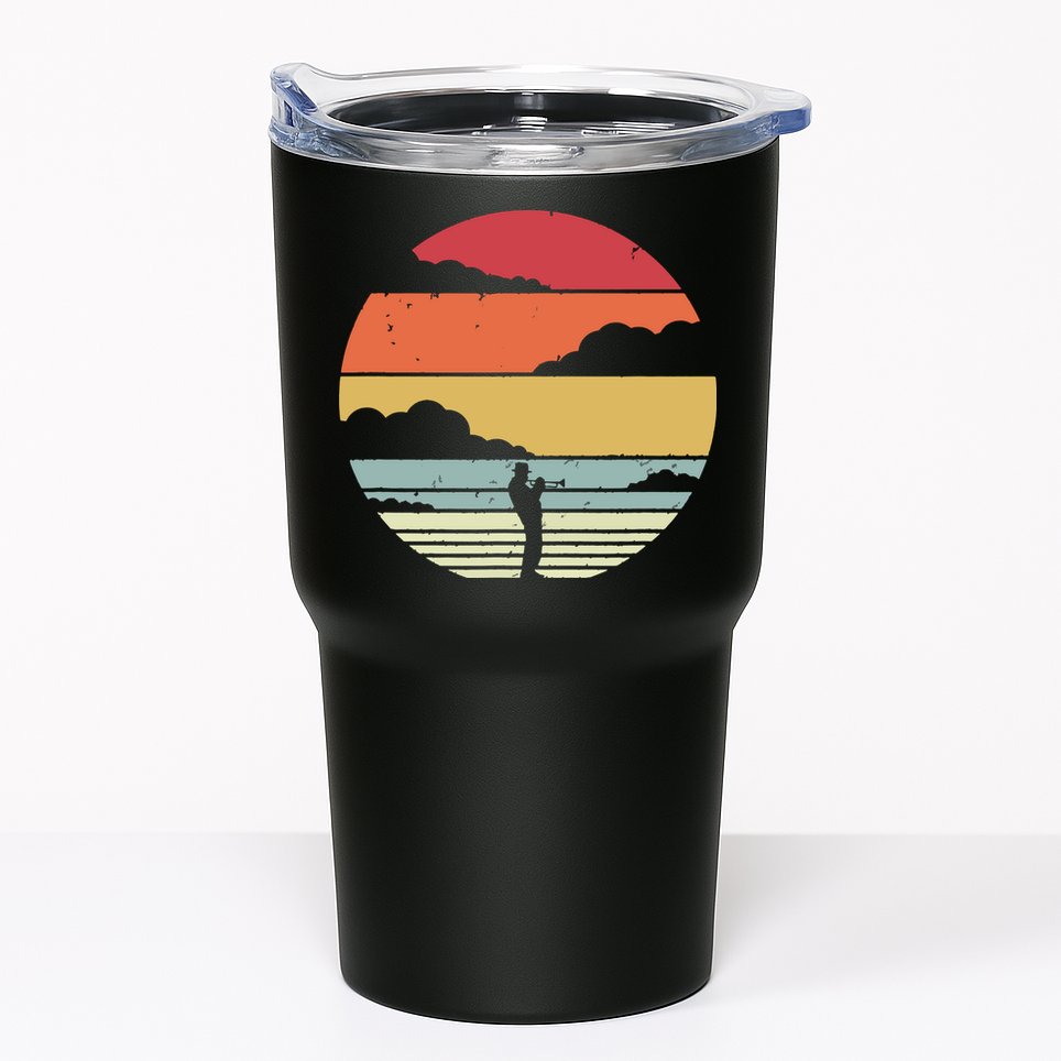 Trumpet Retro Style For Trumpet Player Tumbler