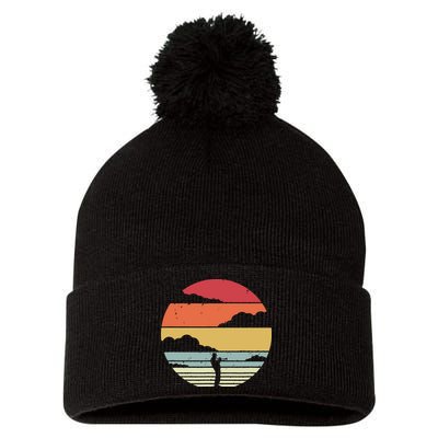 Trumpet Retro Style For Trumpet Player Pom Pom 12in Knit Beanie